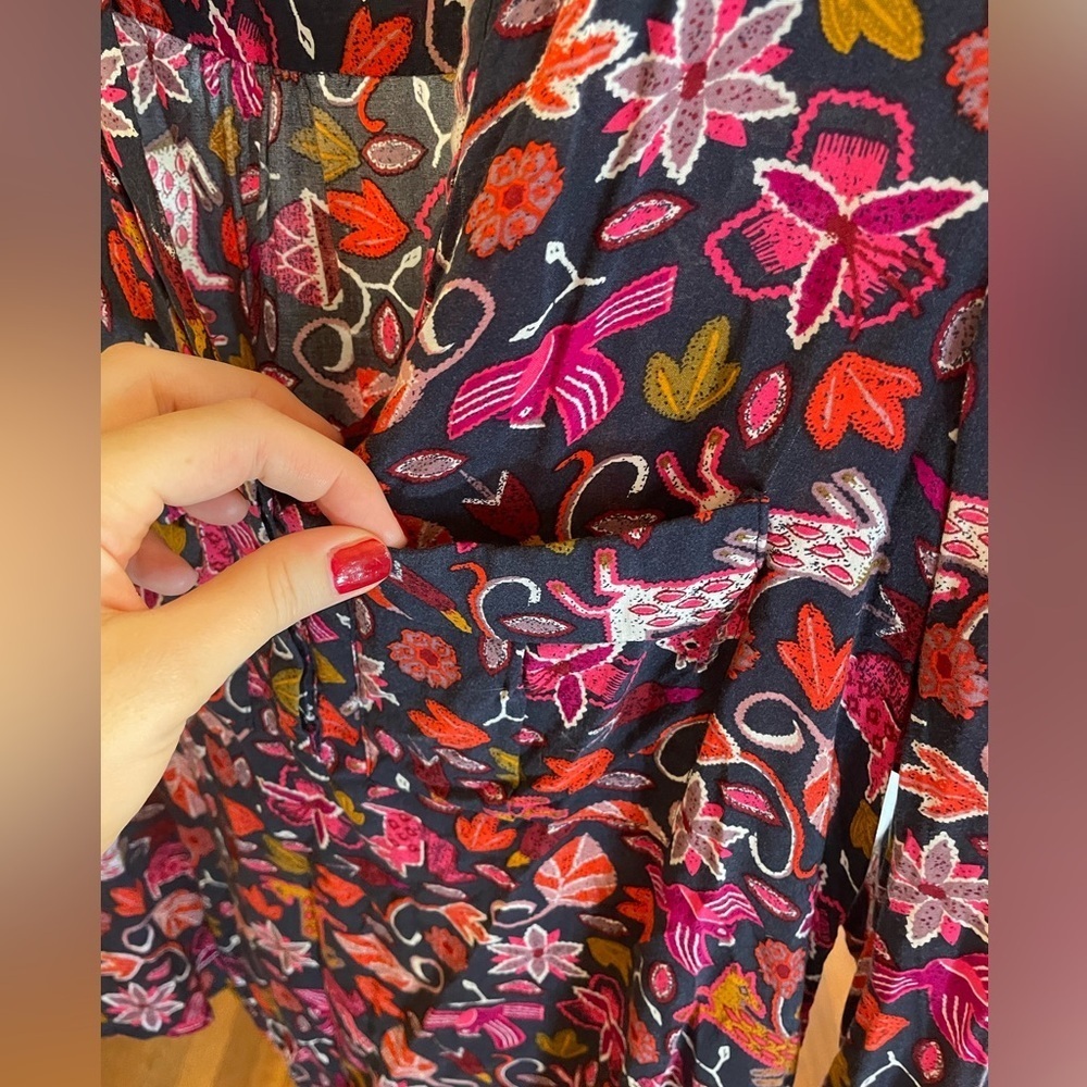 Maeve CLOSET CLEANOUT Blouse Size 2 Colorful Pattern - Picture 4 of 5